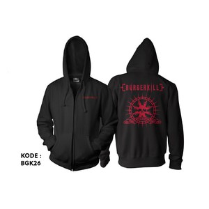 Jaket Burgerkill , Hoodie Zipper Coldplay