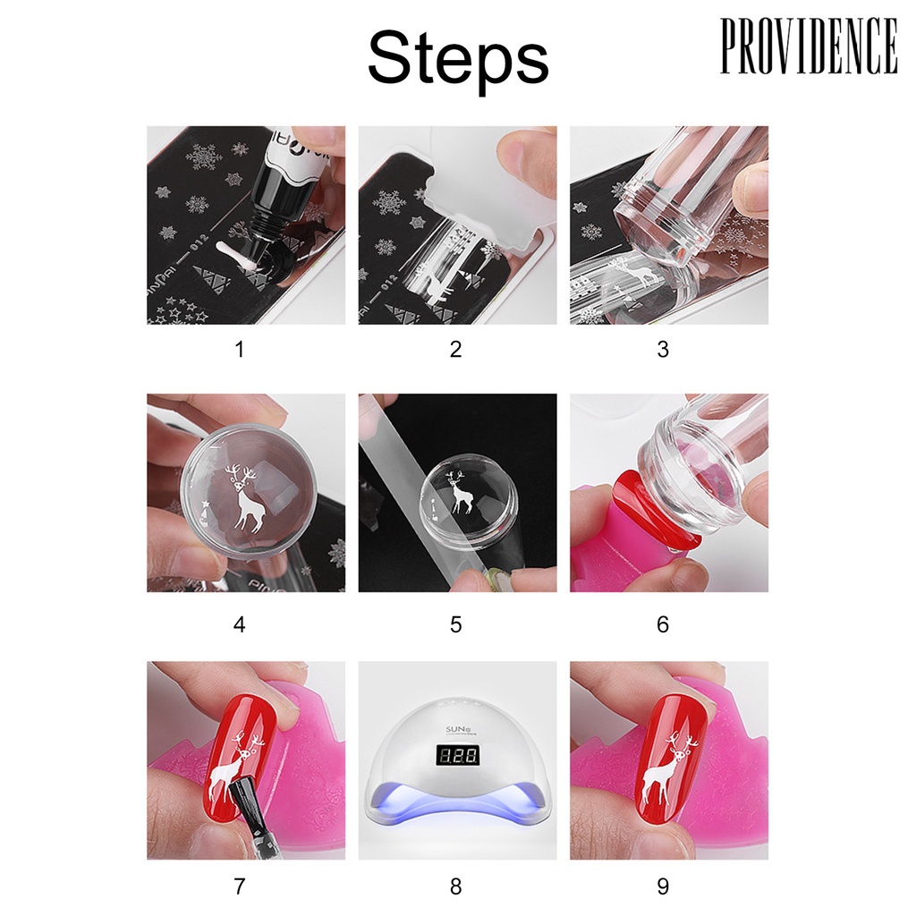 Providence 1 Set Dust-proof Nail Seal Practical Plastic Portable Lid Design Finger Nail Art Seal for Home