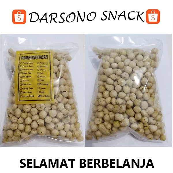 

Snack Kiloan | Pilus Kletuk / Pilus Kopong 250gr