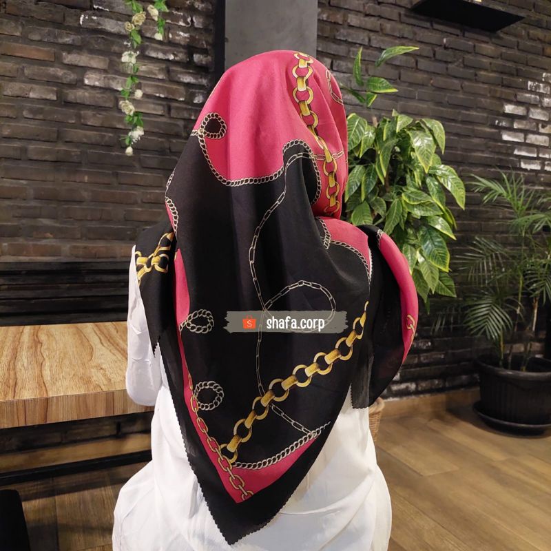 HIJAB SEGI EMPAT VOAL MIX POLY NEW CHAIN