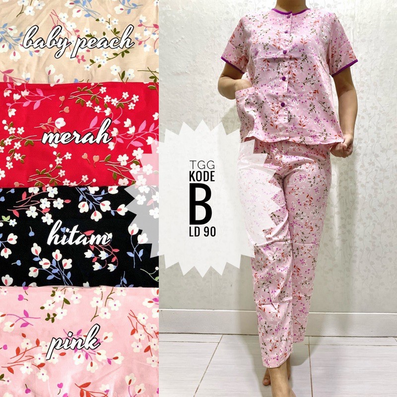 Piyama CP anak tanggung lengan pendek katun jepang sabata