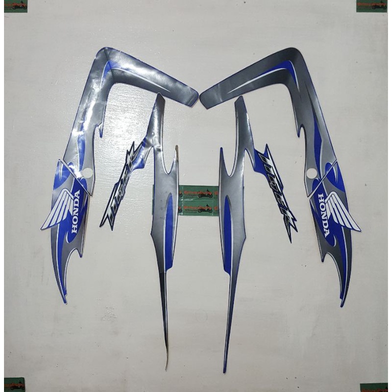 Striping Honda Tiger REVO 2007 CW Biru Original 1000% NOS