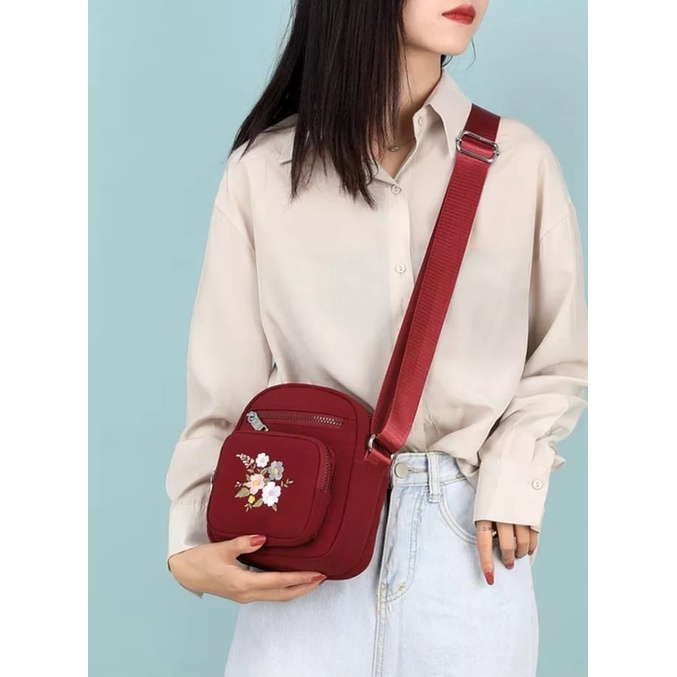 MORMON STACY - Slingbag Wanita Tas Selempang Shoulder Bag Tas Bahu