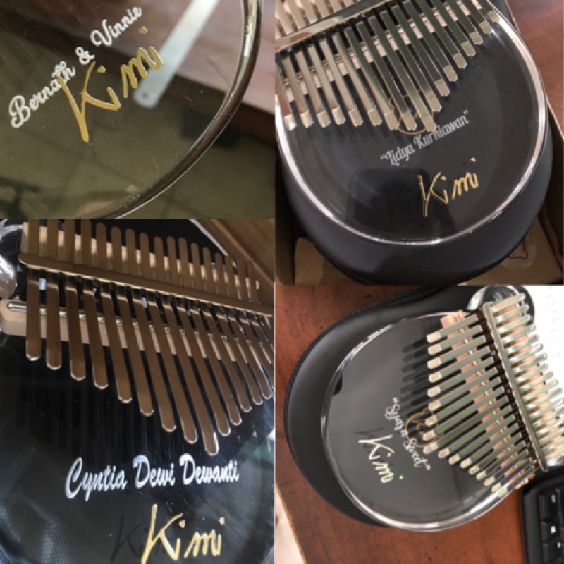 Kalimba Kimi Original Kalimba Acrilic Yiruma Bisa Dicustom