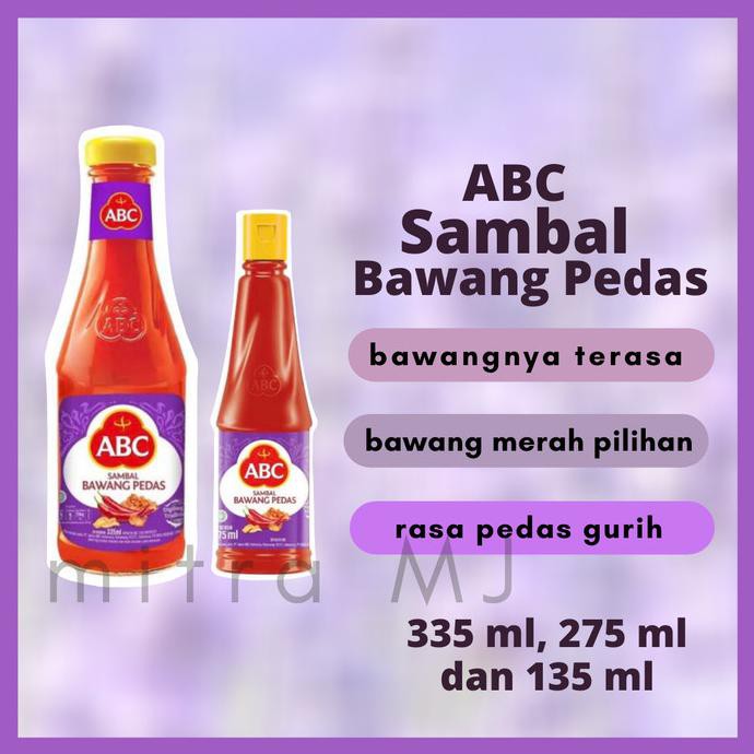 

Ready Oke] Abc Sambal Bawang Pedas - 135 Ml