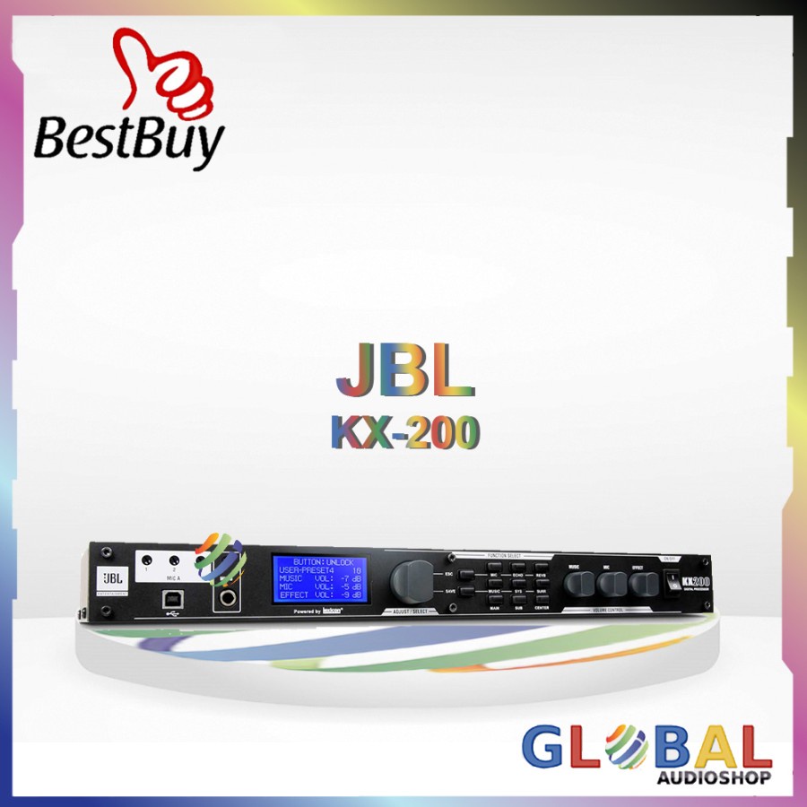 JBL KX 200 Full-Featured Digital Processor Karaoke KX200