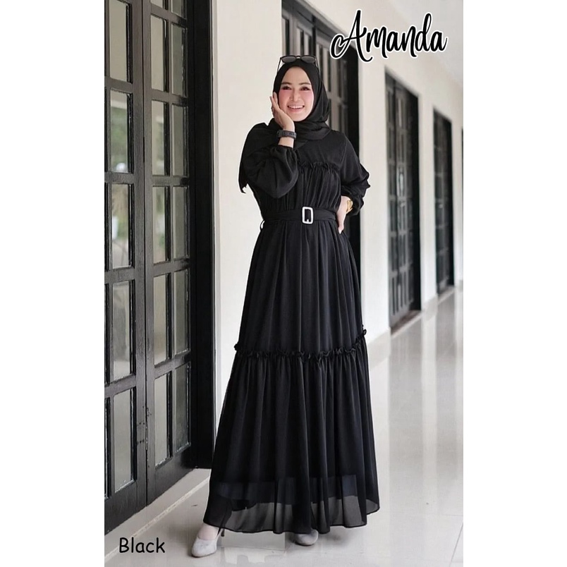 GAMIS PESTA POLOS AMANDA DRESS KONDANGAN