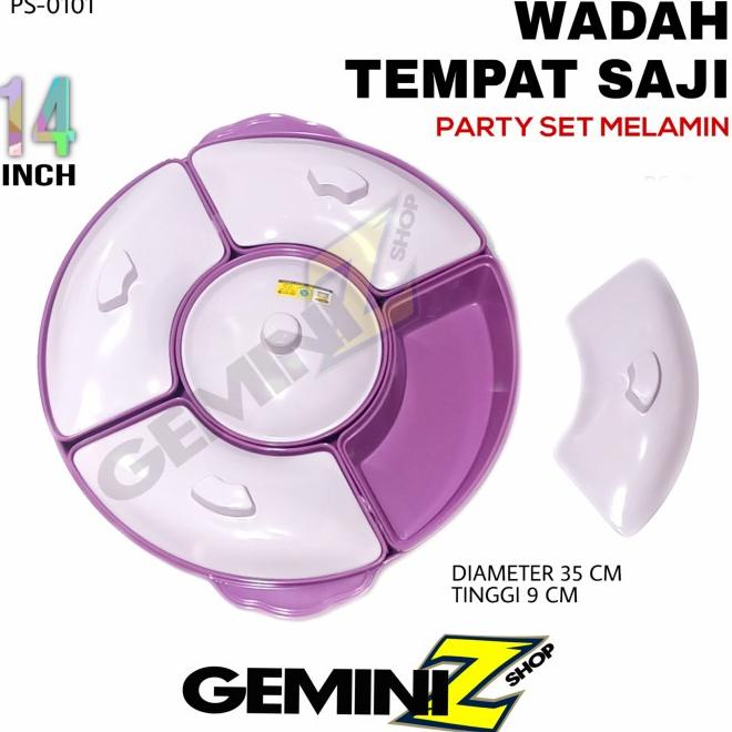 PARTY SET MELAMIN PS 0101 WADAH SAJI TEMPAT PRASMANAN