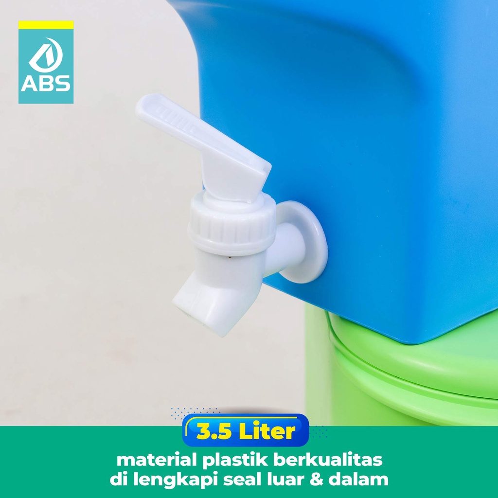 ABS Water Tank Dispenser Dispenser Air Ketel Minum Dingin Dengan Keran Juice Dispenser  DISPENSER AIR MINUM DINGIN / DISPENSER JUS DINGIN 3.5L-3