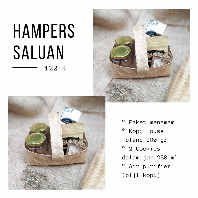 

Hampers Saluan/ Hampers Imlek / Hampers Kue Gluten free