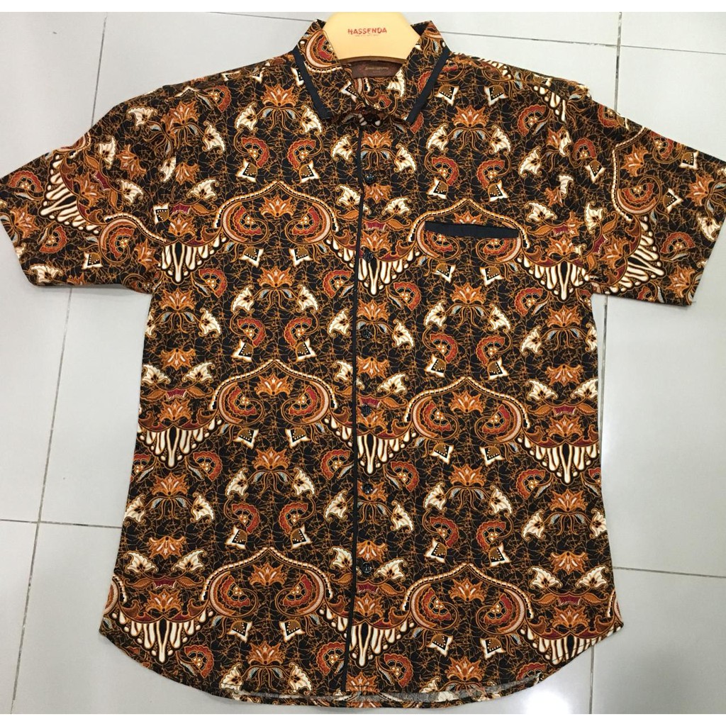 KEMEJA MAN BATIK SEMATA WAYANG / BAJU BATIK PRIA