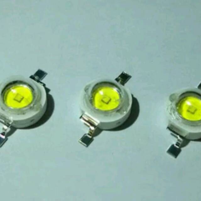 Led hpl 1 watt 90drajat COLD WHITE 6500kelvin superbright lensaled senter sparepart parled highpower