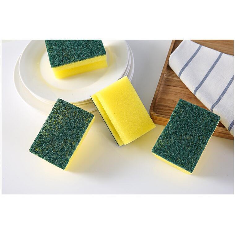 𝘈𝘉𝘎✰ Spons Spon Dapur Alat Pembersih Mencuci Piring Sabut Gosok Sponge Pad Sikat Cuci Piring 1181