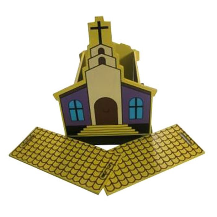 MAINAN EDUKASI MINIATUR GEREJA 3D - GALNETTA TOY