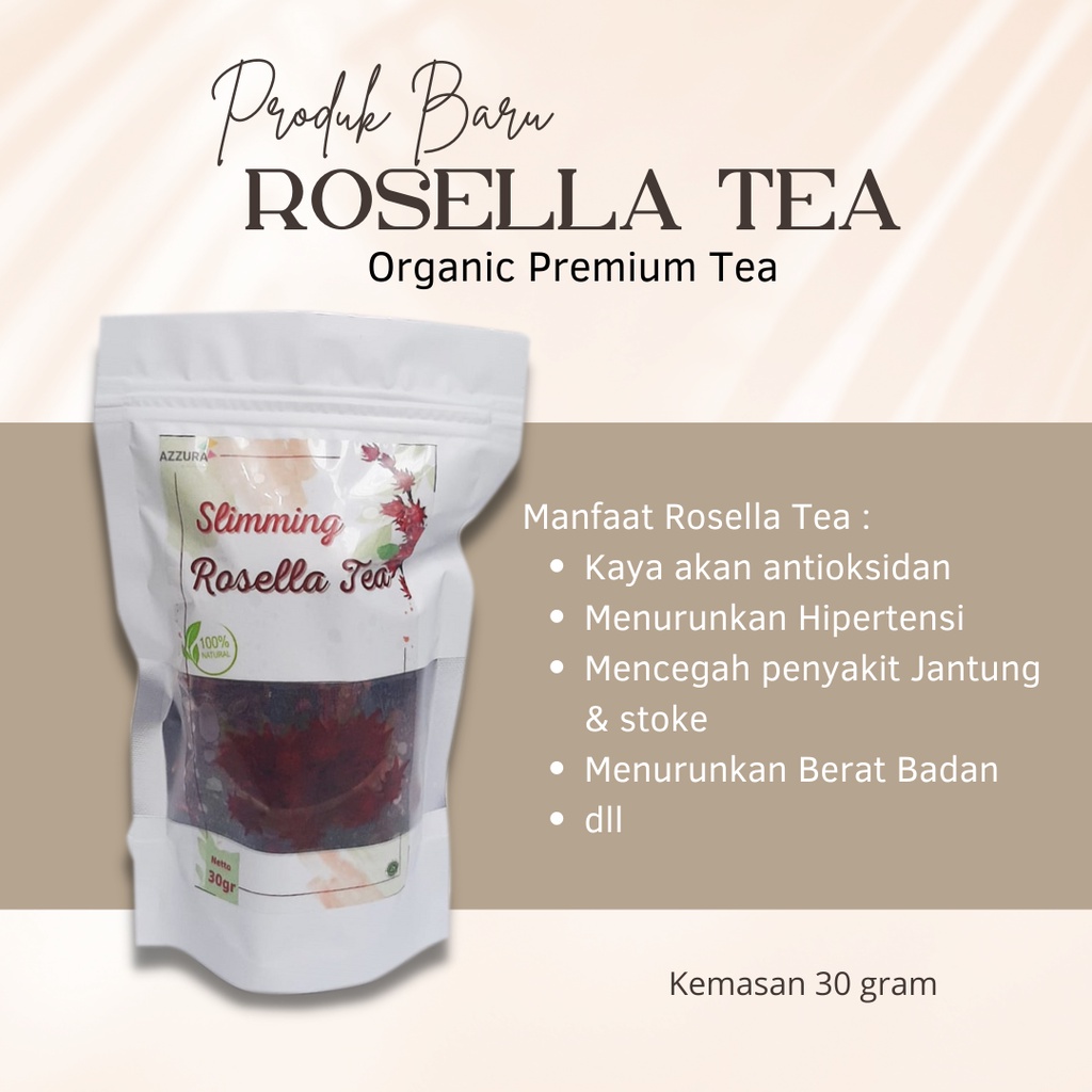 

Teh Organik Herbal Bunga Rosella Merah Kering Premium Kualitas Bagus