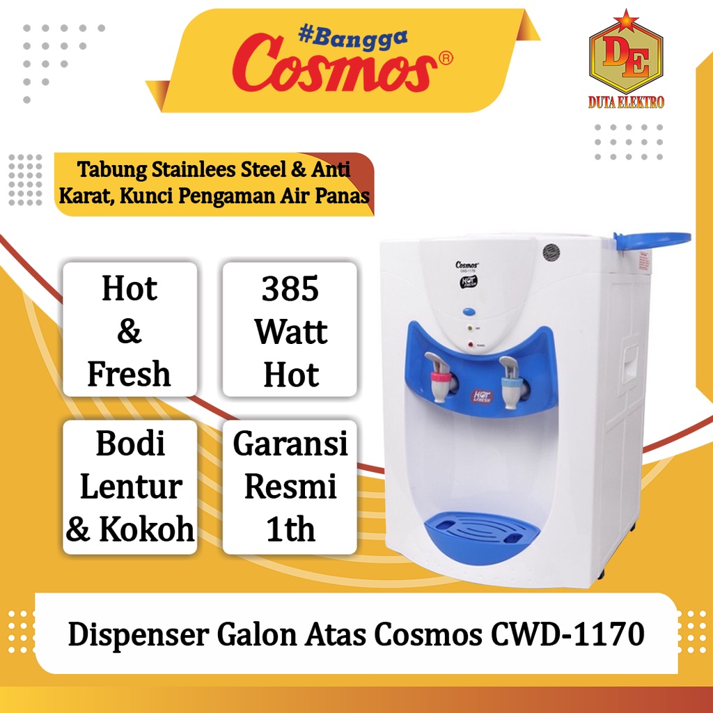 Dispenser Galon Atas Cosmos CWD 1170