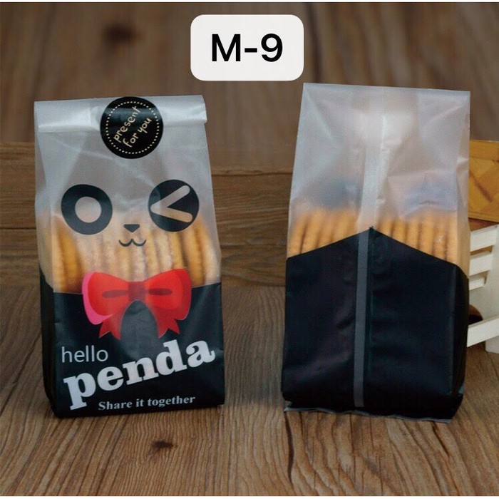 

STANDING POUCH COOKIES BAG bungkus kue kado cake permen 8X22.5CM - M 9 BESAR( NO STICKER )