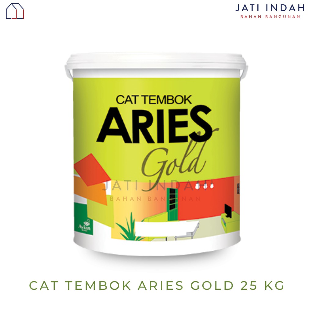 ARIES GOLD CAT TEMBOK 18 KG PAIL / CAT DINDING / CAT RUMAH KAMAR