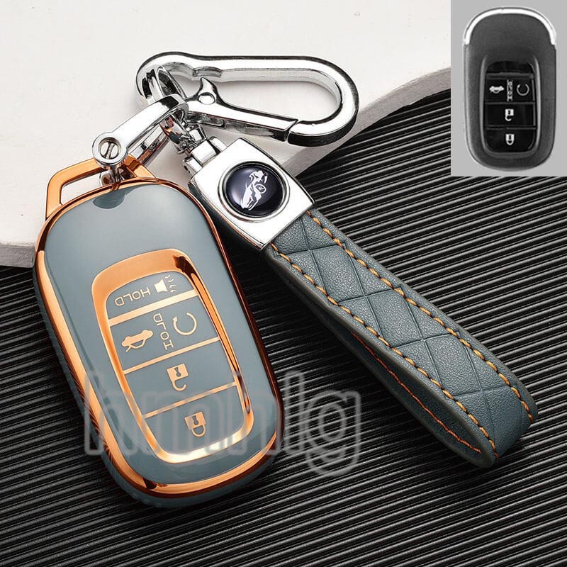 Case Remote Kunci Keyless Entry / Start Bahan TPU Untuk Honda Civic FE 2022 Civic RS 2022 HRV 2022