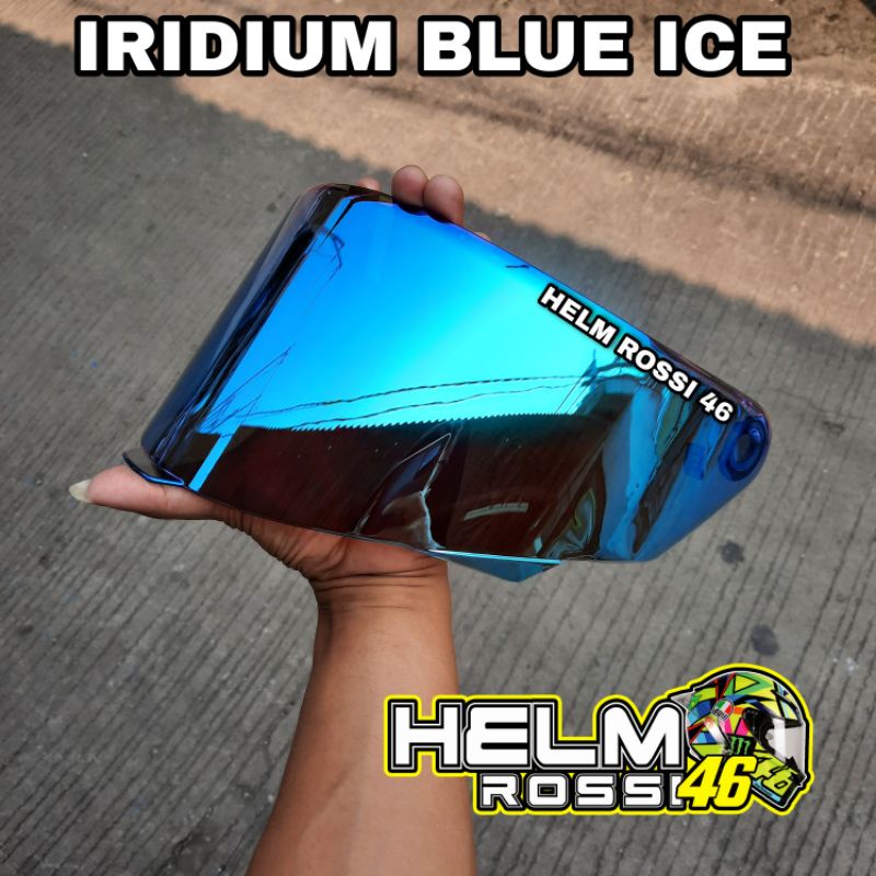 Visor Flat KYT TT COURSE Iridium Blue Iridium RED Iridium Silver Iridium Gold Kaca Kyt TT Course