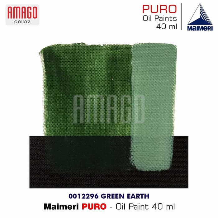 MAIMERI PURO - OIL PAINT - GREEN EARTH - 40ML - M0012296