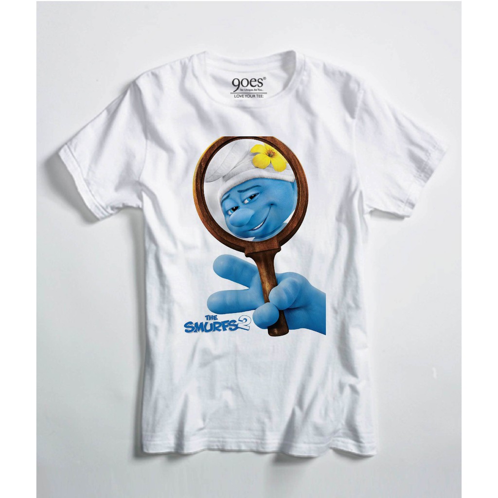 Kaos Anak CEWEK COWOK THE SMURF SMURFETTE Tshirt Bayi Lucu Premium - 01