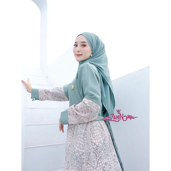 ZAHIN ORI RAYA DRESS // Gamis Itycrepe // Gamis itycrep // Gamis muslimah // Gamis brokat