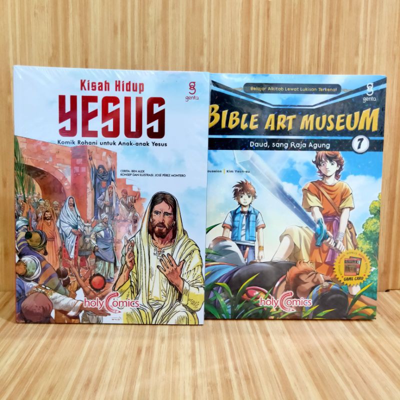 Bible Art Museum 7 : Daud, sang Raja Agung ( Buku Komik Rohani Anak Kristen Protestan / Katolik )
