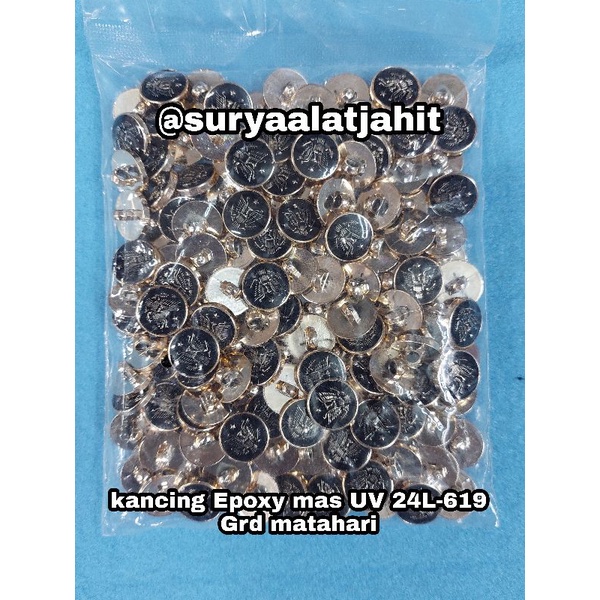 kancing Jasco mas UV-24L #619 Grd matahari =rp.25.000/+/-144pcs