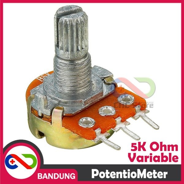 POTENTIOMETER POTENSIOMETER 5K 5KOHM POTENSIO WH148 LINIER TAPER ROTARY