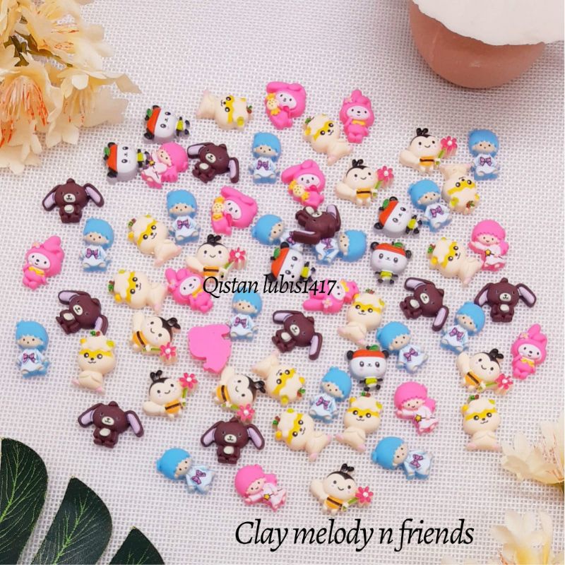 Clay mini new melody n friends bisa pilih