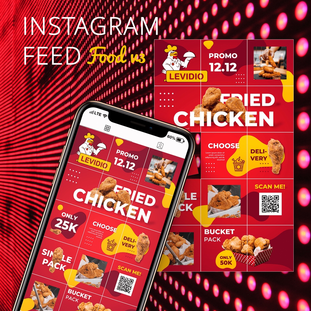 Jasa Desain Feed Instagram Food #FF03