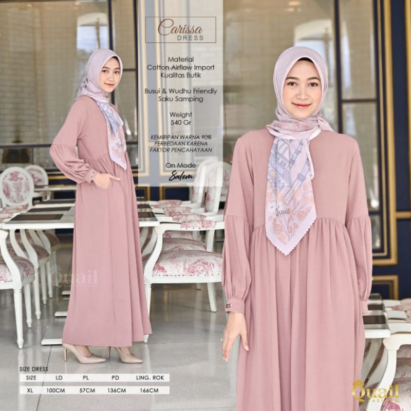 Carissa MIDI Dress By Original Quail Hijab