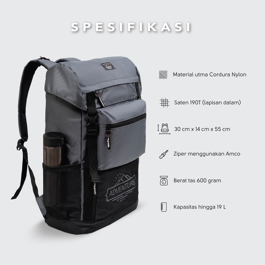 [BISA COD] Tas punggung pria/ransel pria Outdoor Size besar Waterproof Anti Air