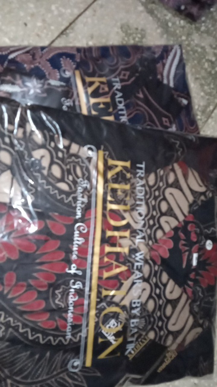 Kemeja Batik Pria Lengan Panjang Size M L Xl Xxl Bswart Batik Hrb026 Kenongo Hem Panjang Padi