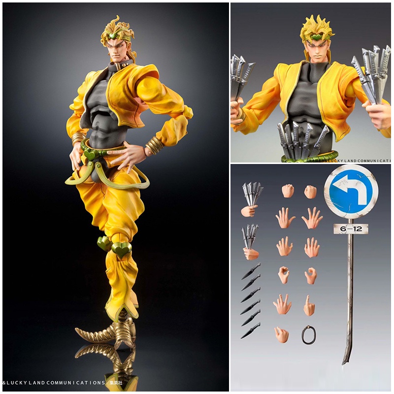 Mainan Action Figure Model Jojo 's Bizarre Adventure Bahan Pvc Untuk Hadiah