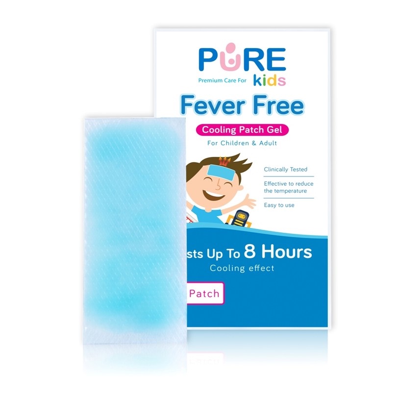 Pure Kids Fever Free Cooling Patch [4 Pcs]