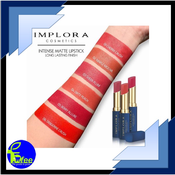 [LOCAL] - IMPLORA Intense Matte Lipstick Long Lasting Finish Original BPOM