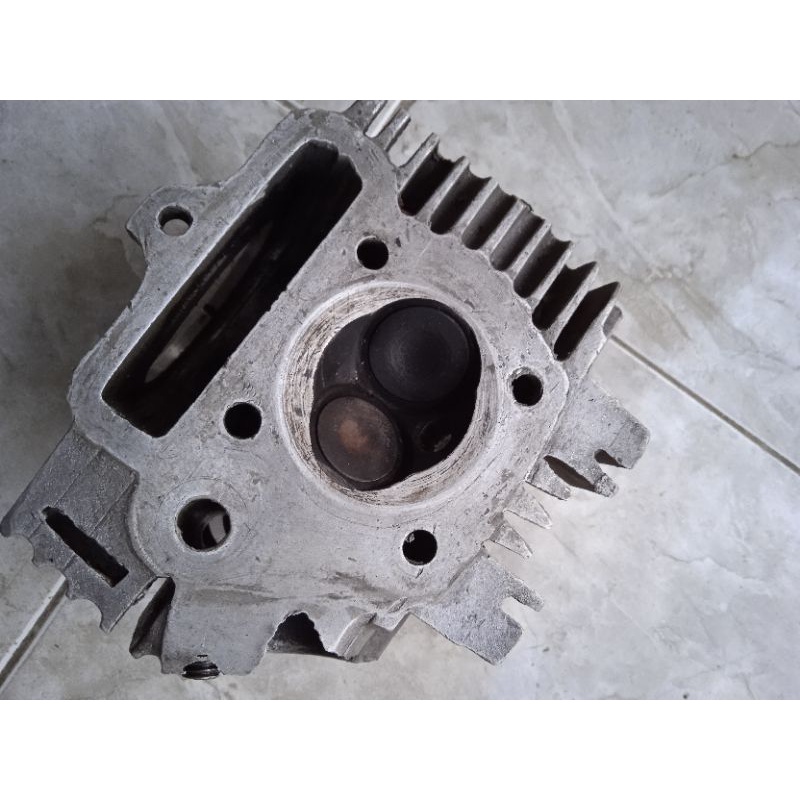 head kop grand / supra klep 25-22 kelengkapan isi klep per klep platuk + noken as kondisi bagus siap