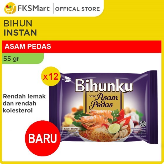 

soun-bihun- bihunku asam pedas paket isi 12 -bihun-soun.