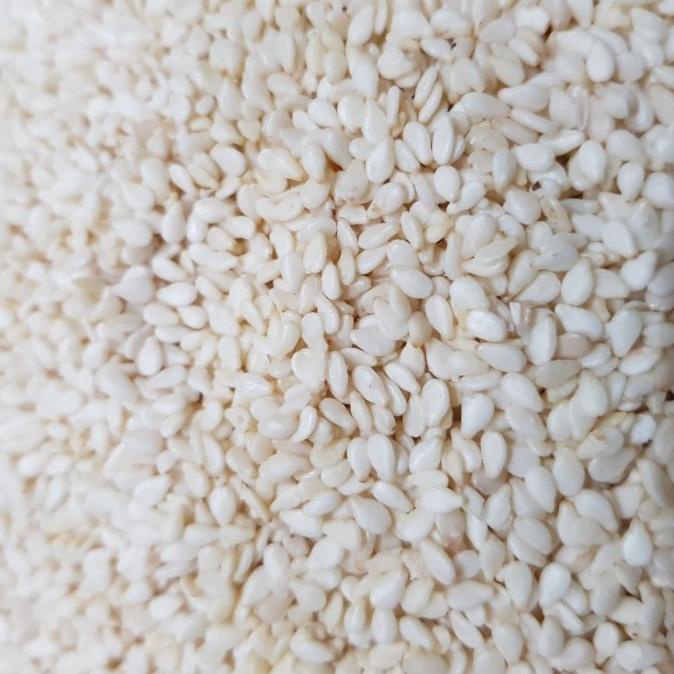 

BIJI WIJEN PUTIH / WHITE SESAME SEEDS MENTAH 1 KG repack / GROSIR