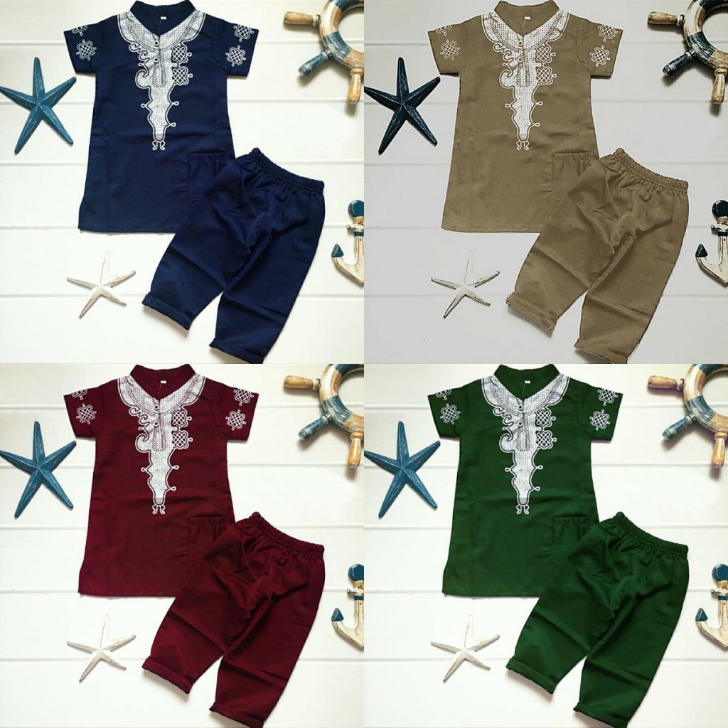 Modis | Setelan Koko Anak Revo | Setelan Muslim Anak Laki Laki | Baju Lebaran Anak Cowok