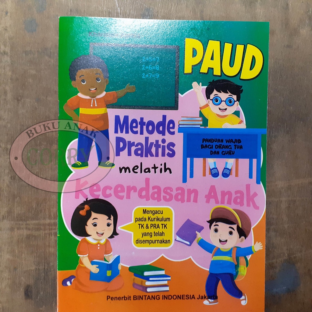 Buku Anak Belajar Metode Praktis Melatih Kecerdasan PAUD Edukasi Murah