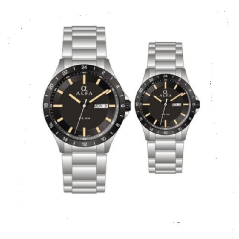 Jam Tangan Couple Alfa 99021M