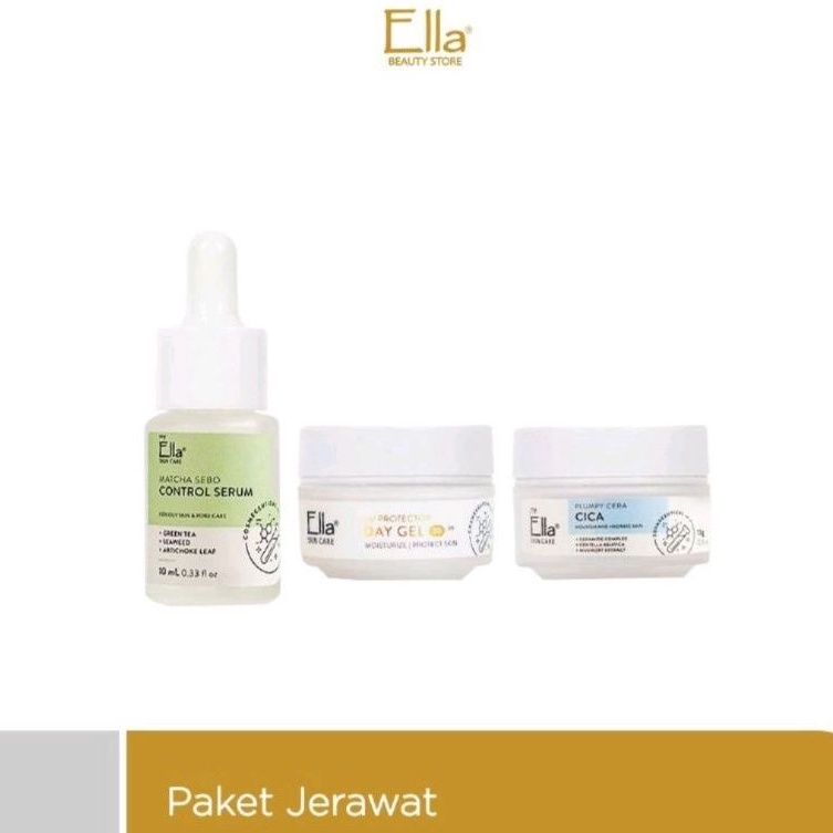 KEMASANBARU Paket jerawat meradang (ekonomis) Ella skincare