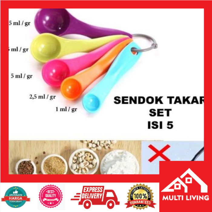 Set SENDOK TAKAR bumbu Dapur / MEASURING SPOON