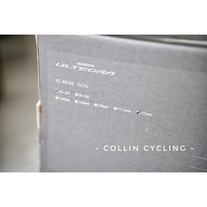 Crankset Ultegra 12 Speed R 8100 not Shimano R8000 165 170 172.5 175