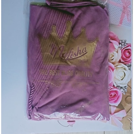 Jilbab Instan Bergo pad Tali Kepang By Nafisha Hijab-LILAC