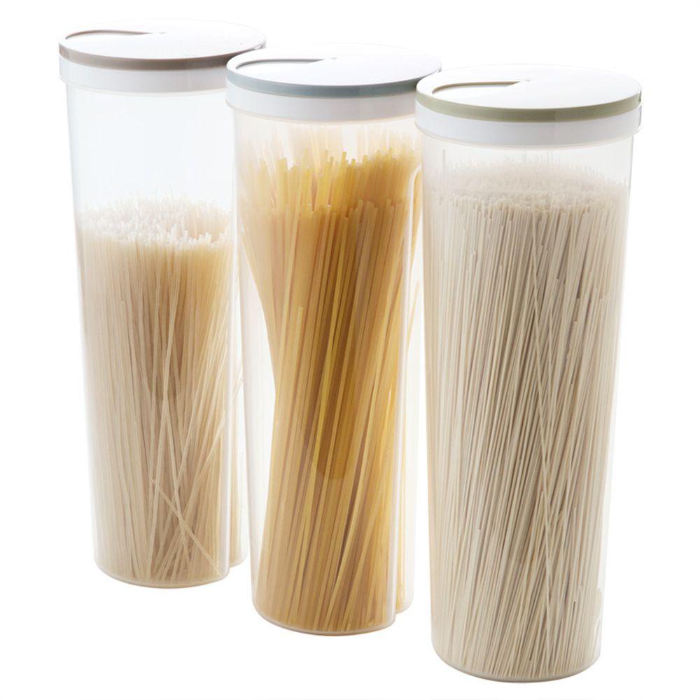 Top Noodle Storage Box Kotak Sumpit Canister Makanan Berkapasitas Tinggi Spaghetti Crisper