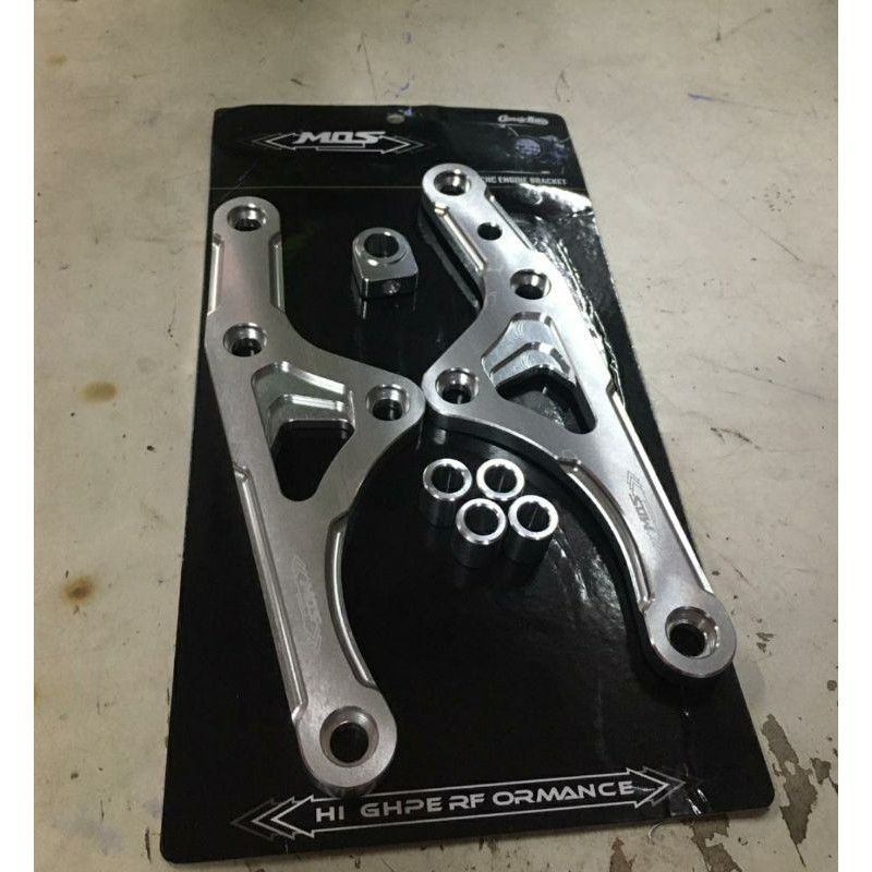 Bracket Engine CNC Pangkon Mesin Honda CB GL MP Tiger Import Braket Dudukan Pemanis MOS